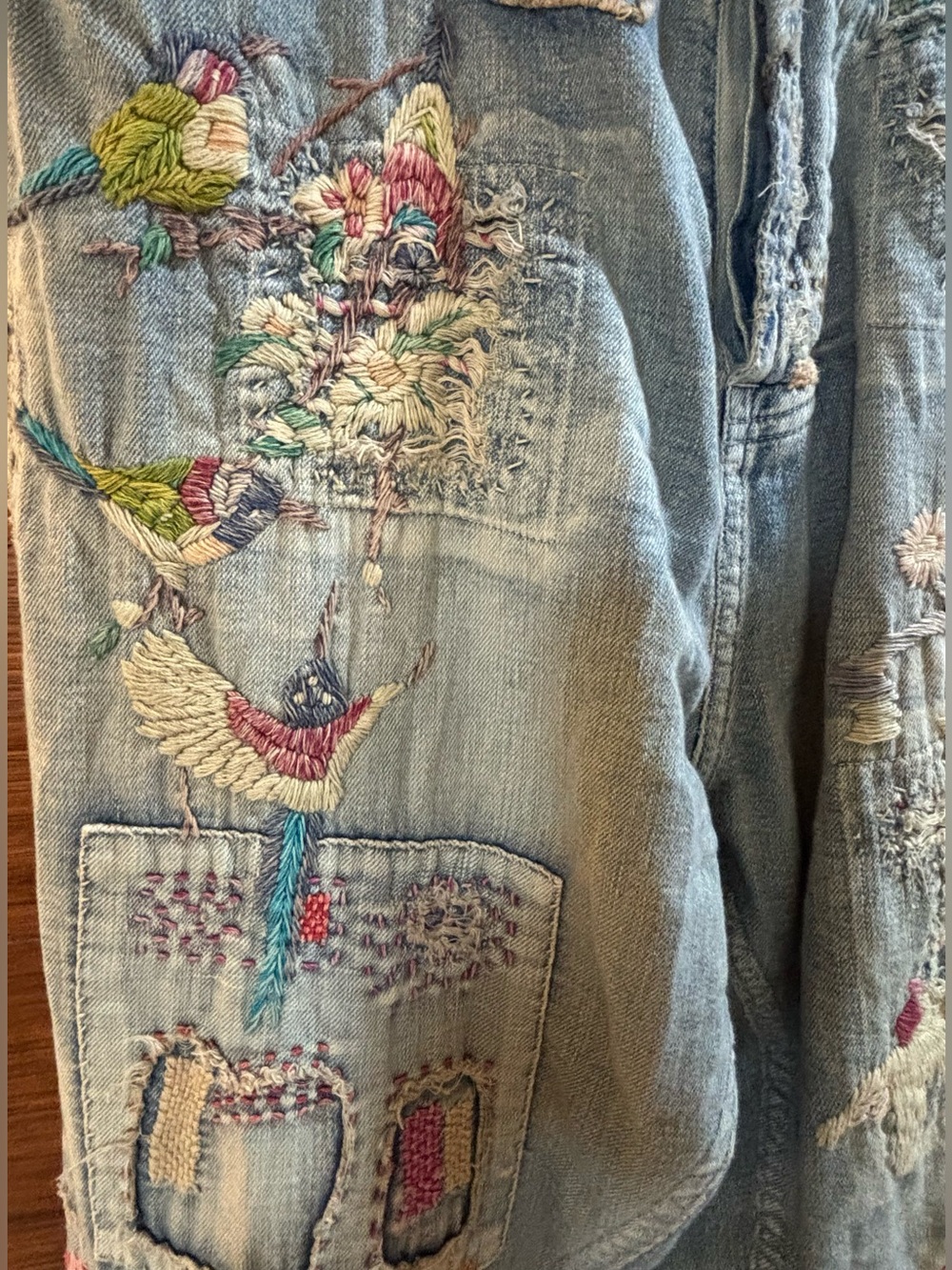 Magnolia Pearl Hummingbird Miner Denims 907 Faded Indigo - Picture 13 of 16
